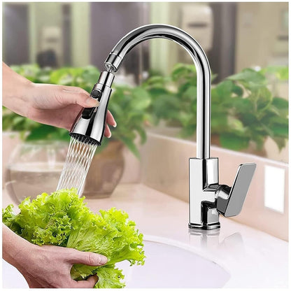 Kitchen Faucet 3-Function Sink Sprayer Attachment Rotatable Anti -Splash Faucet