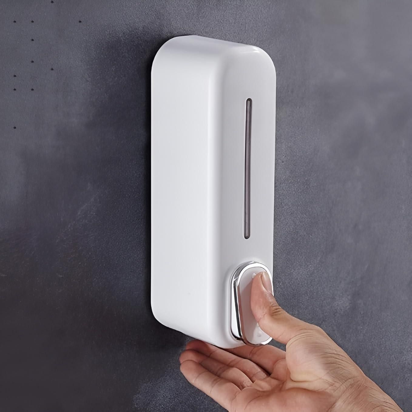Wall-Mounted Dispenser Soap Manual Push Button