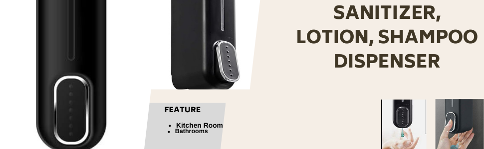 Wall-Mounted Dispenser Soap Manual Push Button