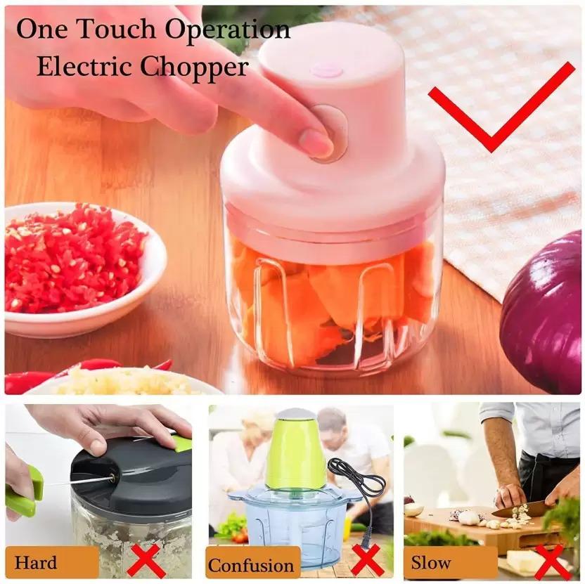 Electric Mini Garlic Chopper 250ml