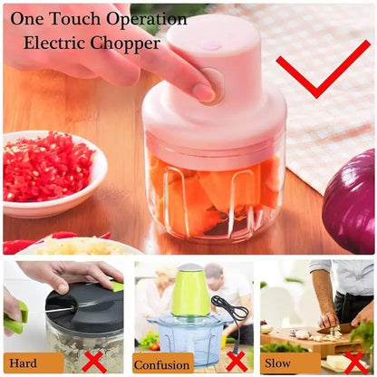 Electric Mini Garlic Chopper 250ml