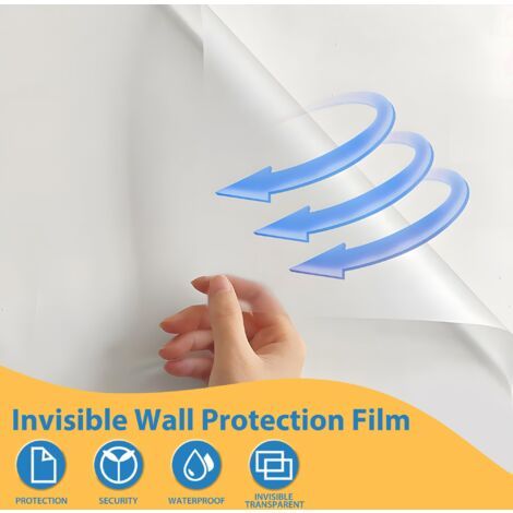 Self- Adhesive Transparent Electrostatic Wall Protection Film Buy 1 Get 1 Free