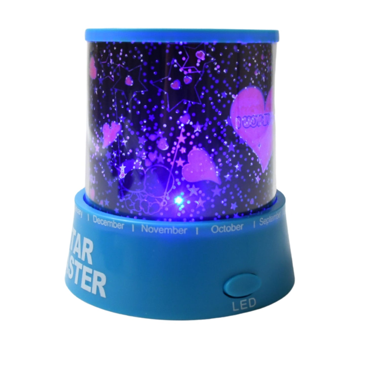 LED Projector Night Light Lamp, Rotation With the music Function