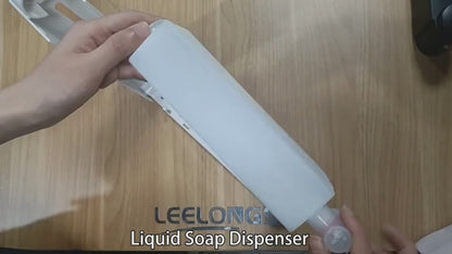 Premium Wall Mounted Manual Push-Button Liquid Soap Dispenser