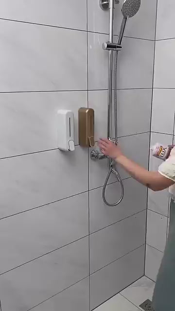Wall-Mounted Dispenser Soap Manual Push Button