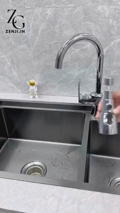 Kitchen Faucet 3-Function Sink Sprayer Attachment Rotatable Anti -Splash Faucet